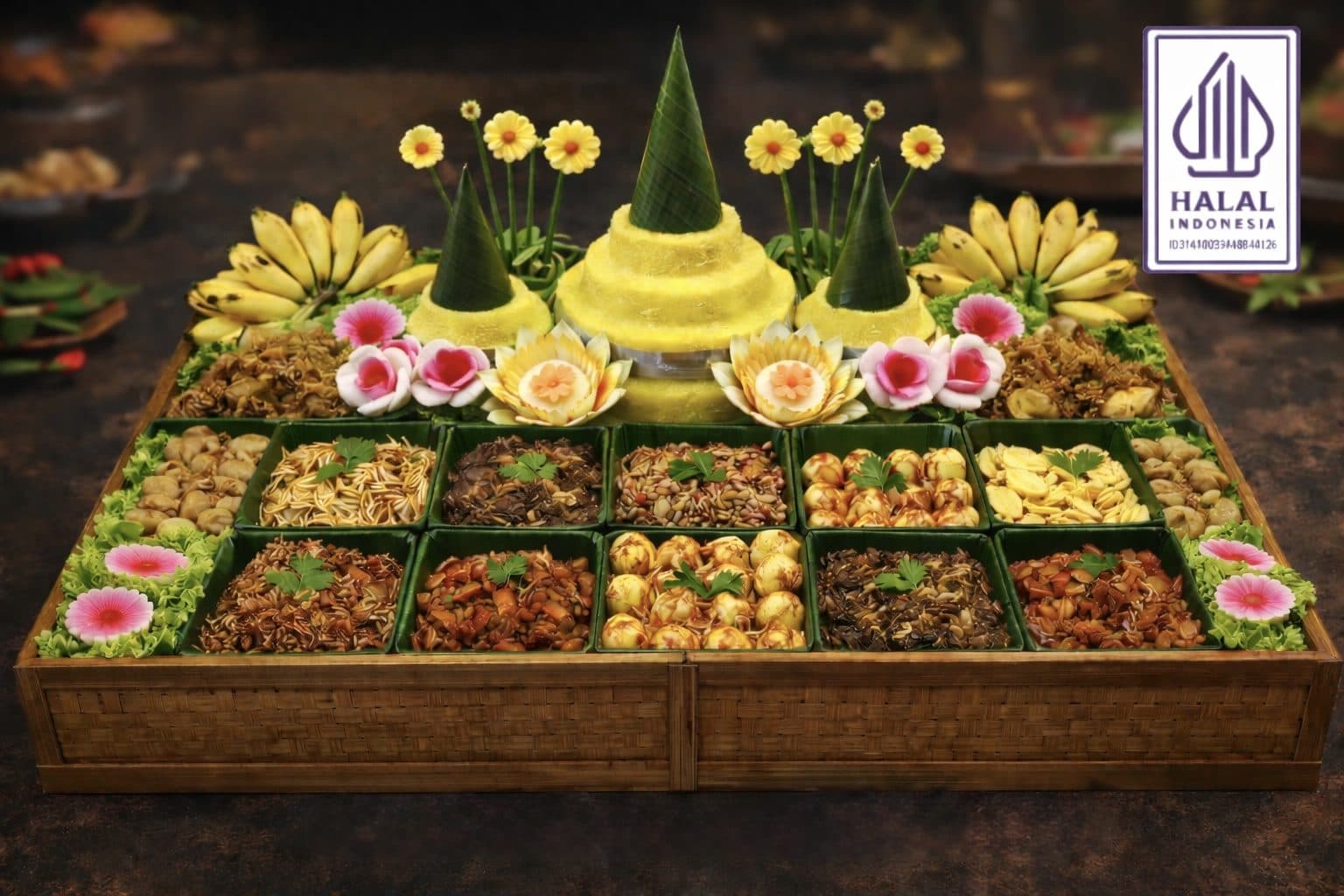 Tumpeng tampah besar